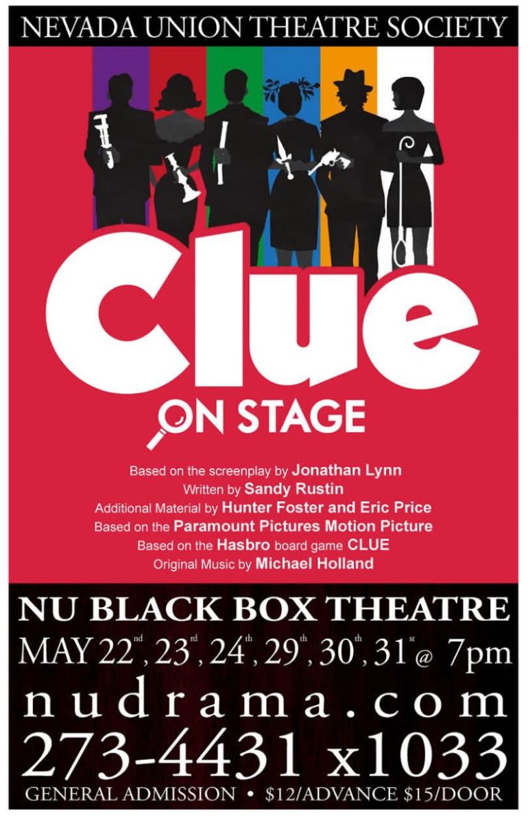 Clue, the Play Opens in the Black Box Theater